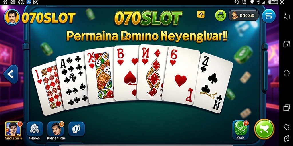 Tampilan gameplay seru dari 070SLOT dengan Domino.