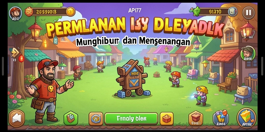 Tampilan gameplay API77 yang menarik dan penuh warna.
