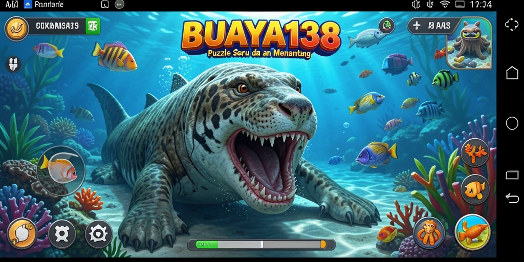 Tampilan gameplay Puzzle yang penuh warna dan menarik.