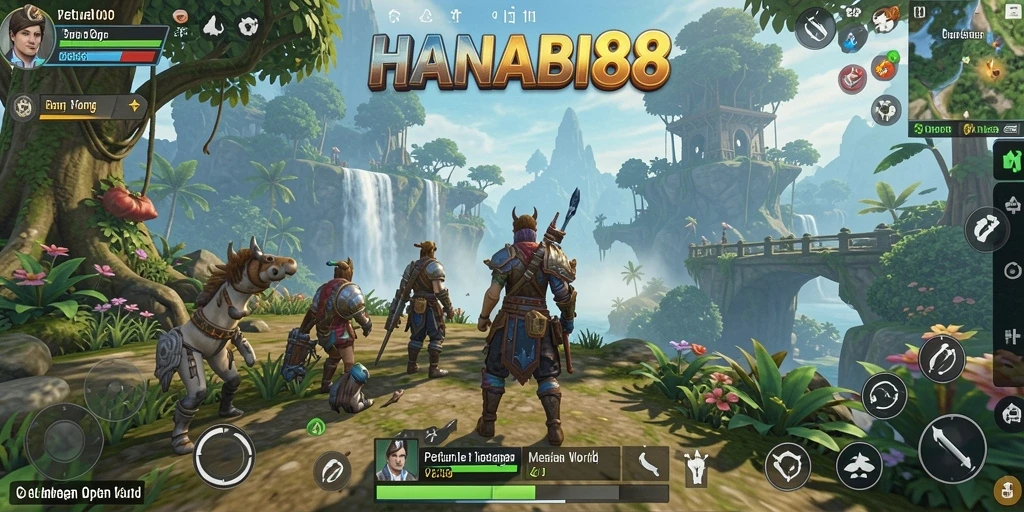 Gameplay seru di dunia terbuka HANABI88.
