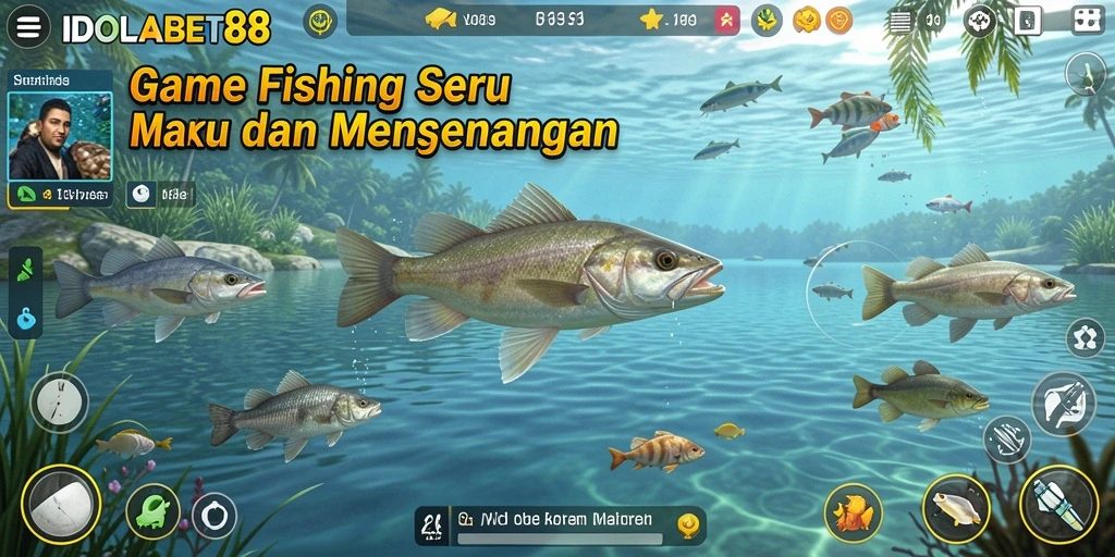 Tampilan dunia bawah laut yang menakjubkan dalam IDOLABET88.