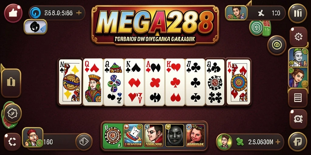 Tampilkan gameplay seru dari MEGA288 dengan Domino.