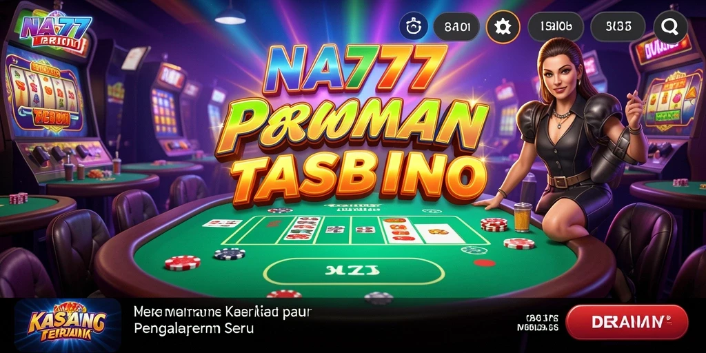 Tampilan gameplay Kasino yang menarik dan mendebarkan di NA777.