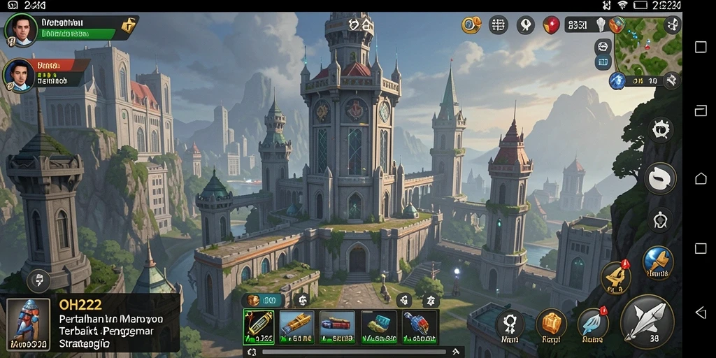 Screenshot dari gameplay mendebarkan dalam OH222.
