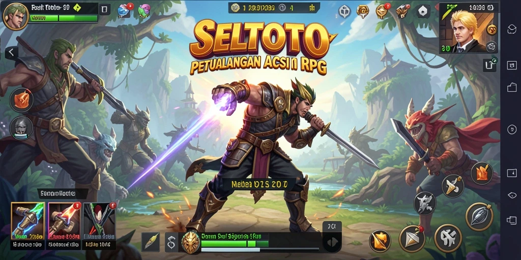 Tampilan aksi seru dalam permainan SELTOTO yang mendebarkan.