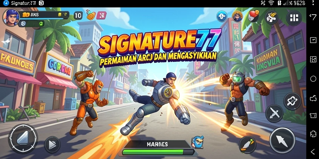 Tampilan gameplay SIGNATURE77 yang seru dan menantang.
