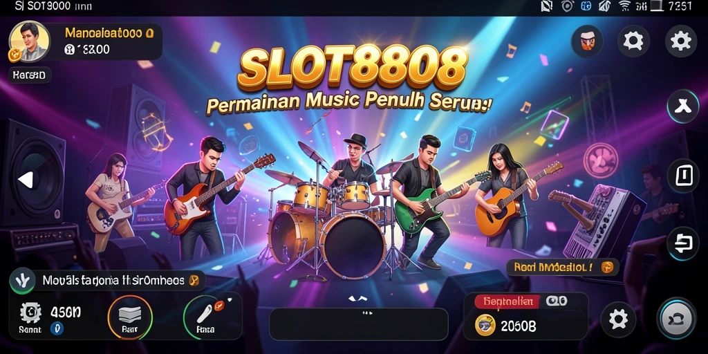 Tampilan gameplay <strong>SLOT8808</strong> yang penuh warna dan menarik.