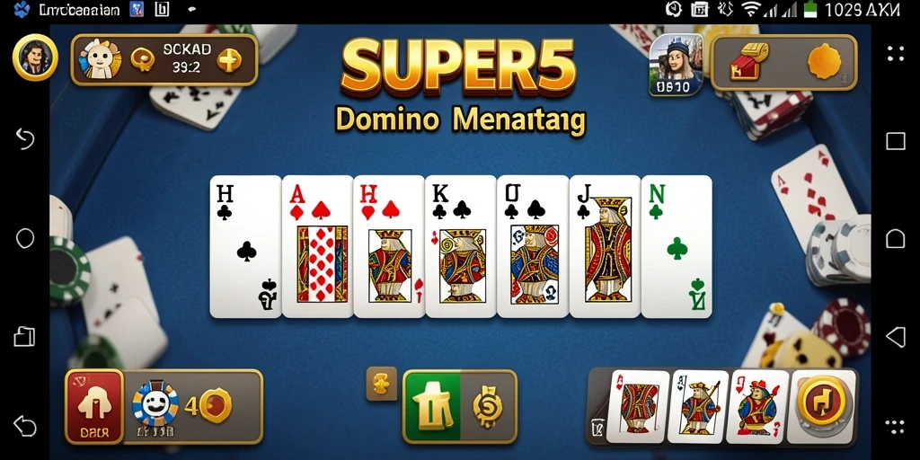 Tampilan gameplay SUPER5 yang menegangkan dan interaktif.