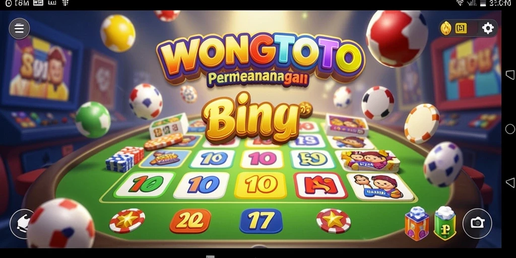 Tampilan menarik dan gameplay seru WONGTOTO Bingo.